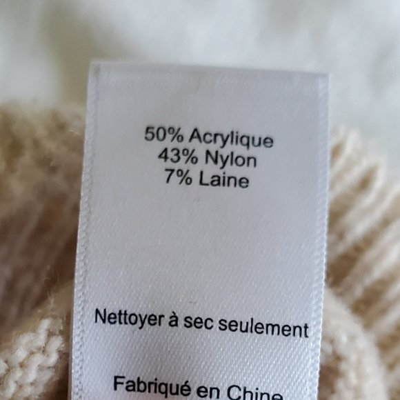 ASTR the Label | Beige Wool Blend Pleated Wrap Front Sweater (Size M) - Picture 11 of 12